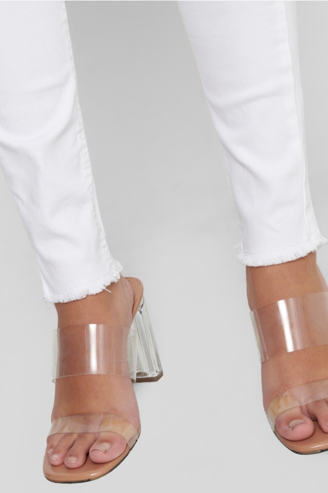 onlBLUSH MID SK ANK RAW REA0730NOOS 15155438 White